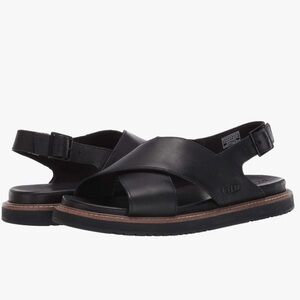 KEEN Women's Lana Cross Strap Open Toe Leather Sandal Size 6.5